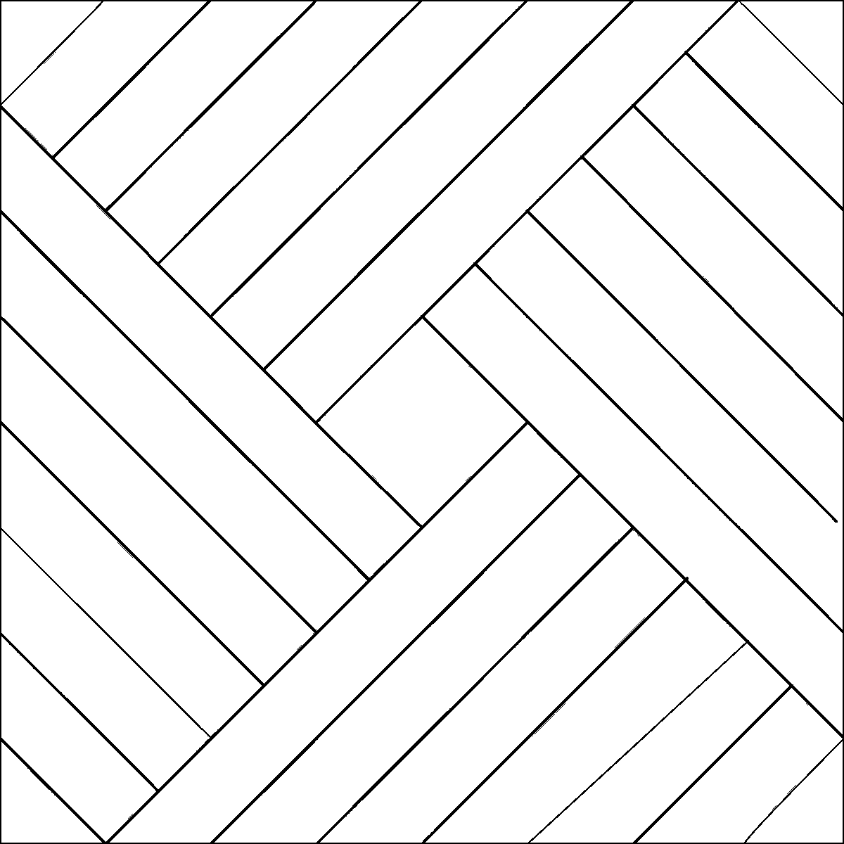 Pattern 131, Arrowheads barn quilt pattern thumbnail